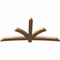 Ekena Millwork Davenport Timber Gable Bracket, Western Red Cedar, 96"W x 48"H x 3 1/2"D x 5 1/2"F, 12/12 Pitch GBW096X48X0406DAV00SWR - alternate 3